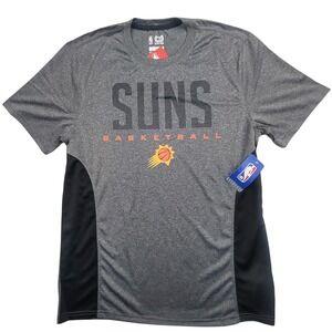 Phoenix Suns Basketball NBA T Shirt Men's Large Gray Short Sleeve Ultra Game NWT
